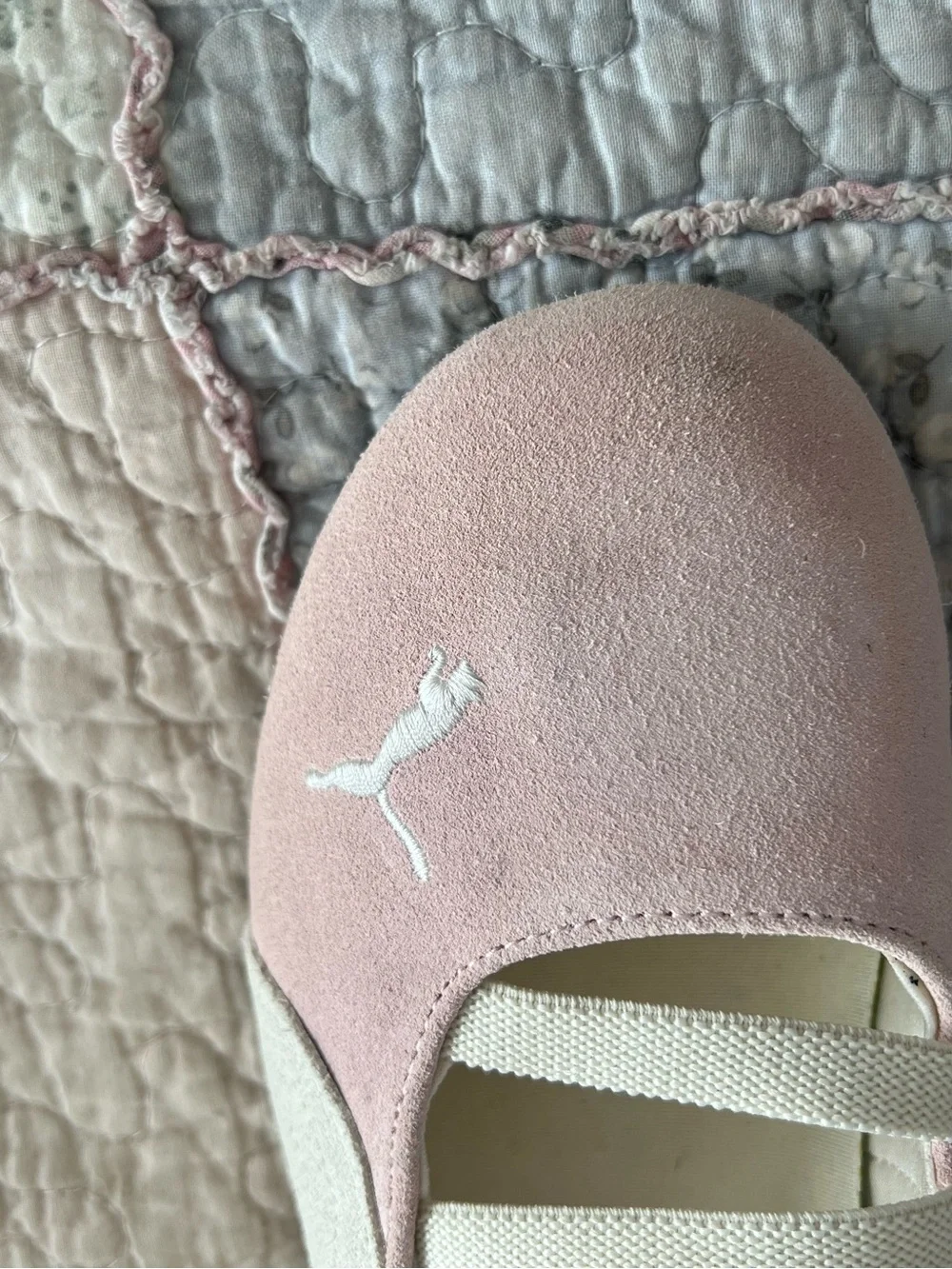 Suede Puma Speedcat Pink Ballet Flats - Picture 7 of 9